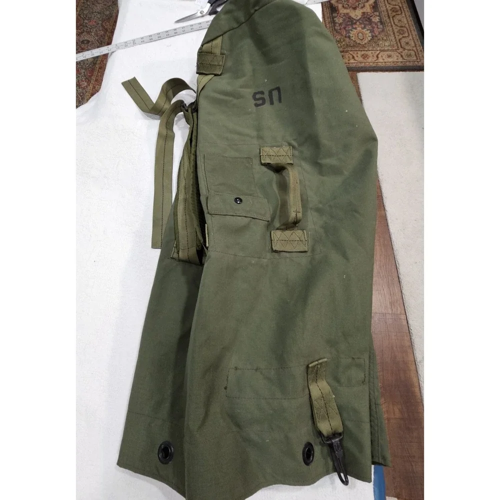 USGI Military Duffel Bag Nylon Type II Faison Mfg 1986 NSN 8465-01-117-8699